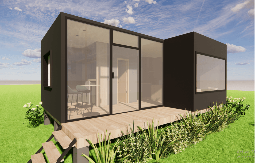 Exterior del módulo habitacional Letard
